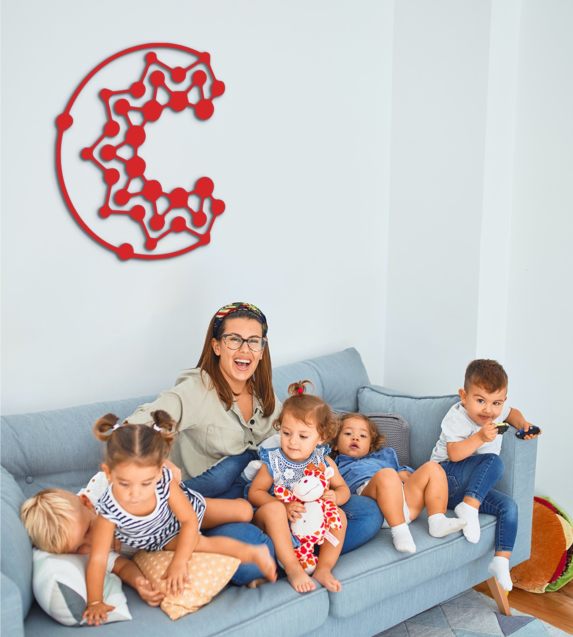 3D Moon Phases Wall Art: Laser Cut Lunar Decor