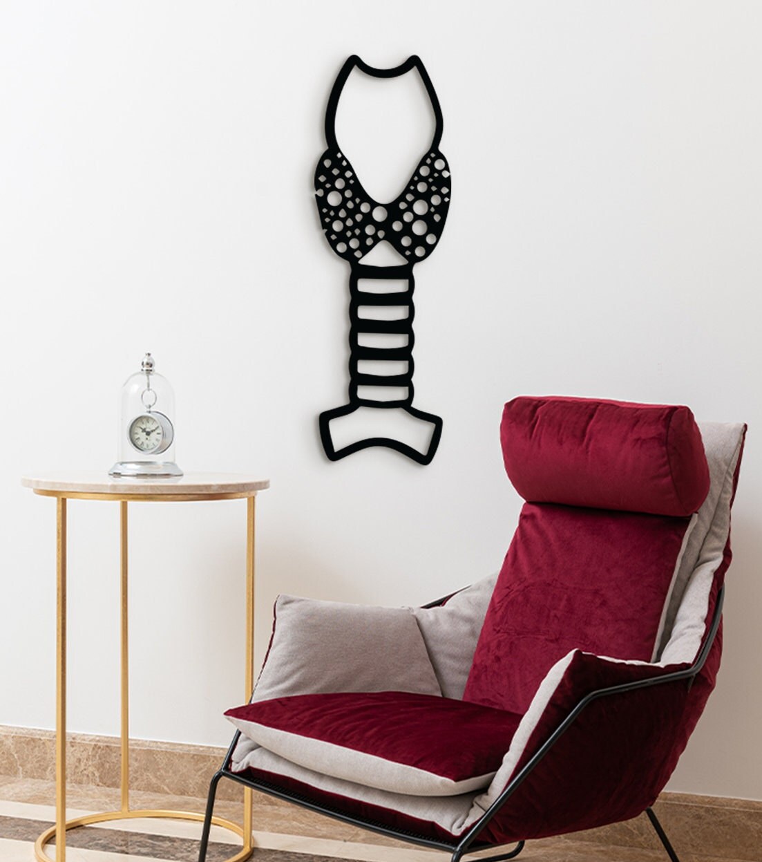 Anatomical Thyroid Wood Art: Medical Office Decor