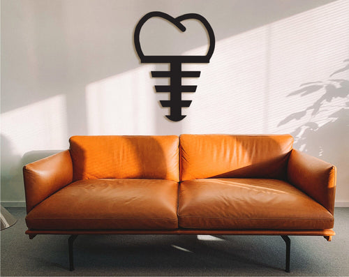3D Dental Implant Wall Decor, Dentist Office Sign