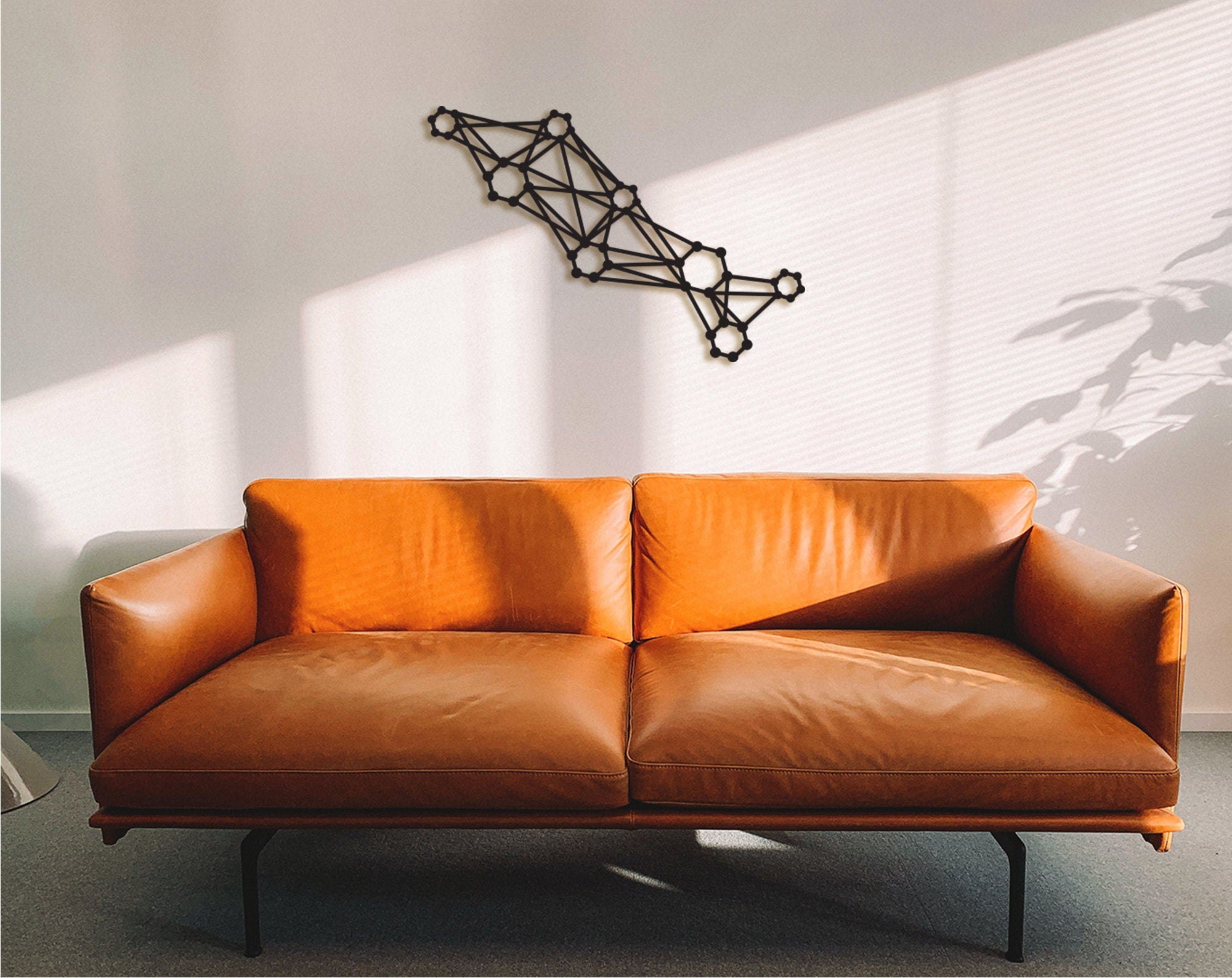 Biotechnology Molecular Structure Wall Art: Clinic Office Decor