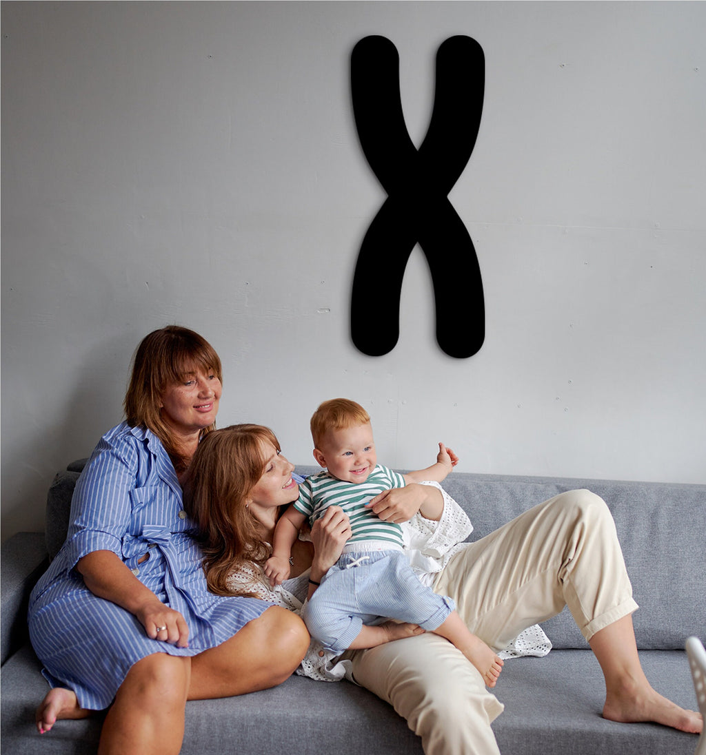 3D Chromosome Wall Art: Science Decor, Microbiology Gift