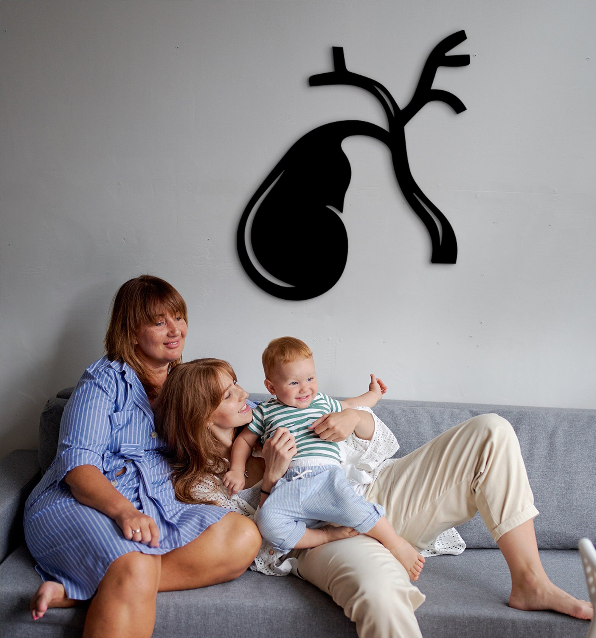 Gallbladder Wood Wall Art: Anatomy Decor, Science Gift