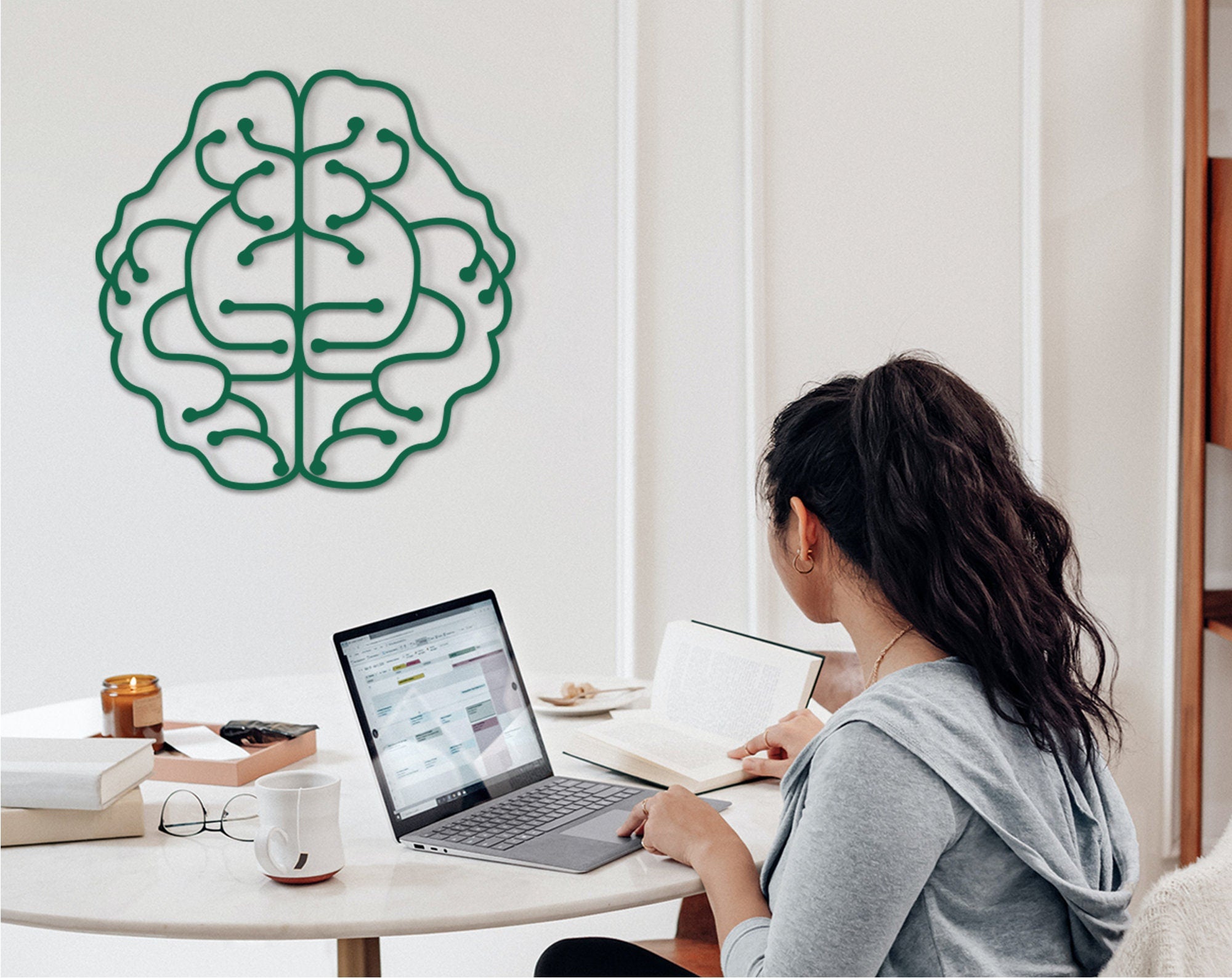 3D Brain Wall Art: Neurology Decor, Neuro Nurse Gift