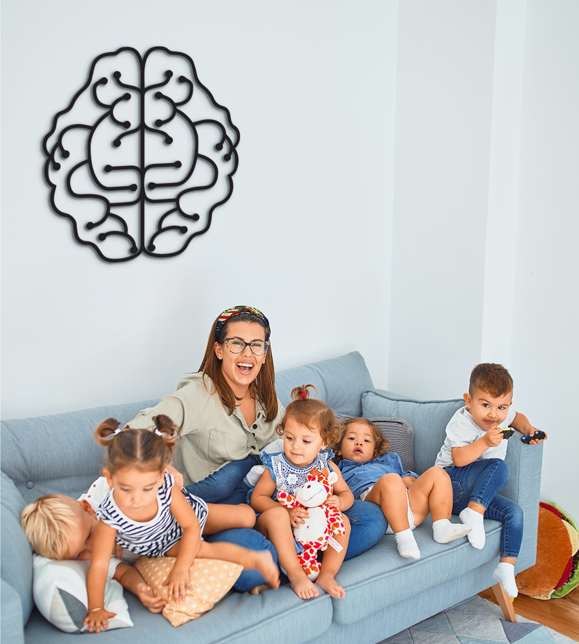 3D Brain Wall Art: Neurology Decor, Neuro Nurse Gift