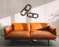 Abstract Wood Wall Art Set of 2: Modern Geometric Panels