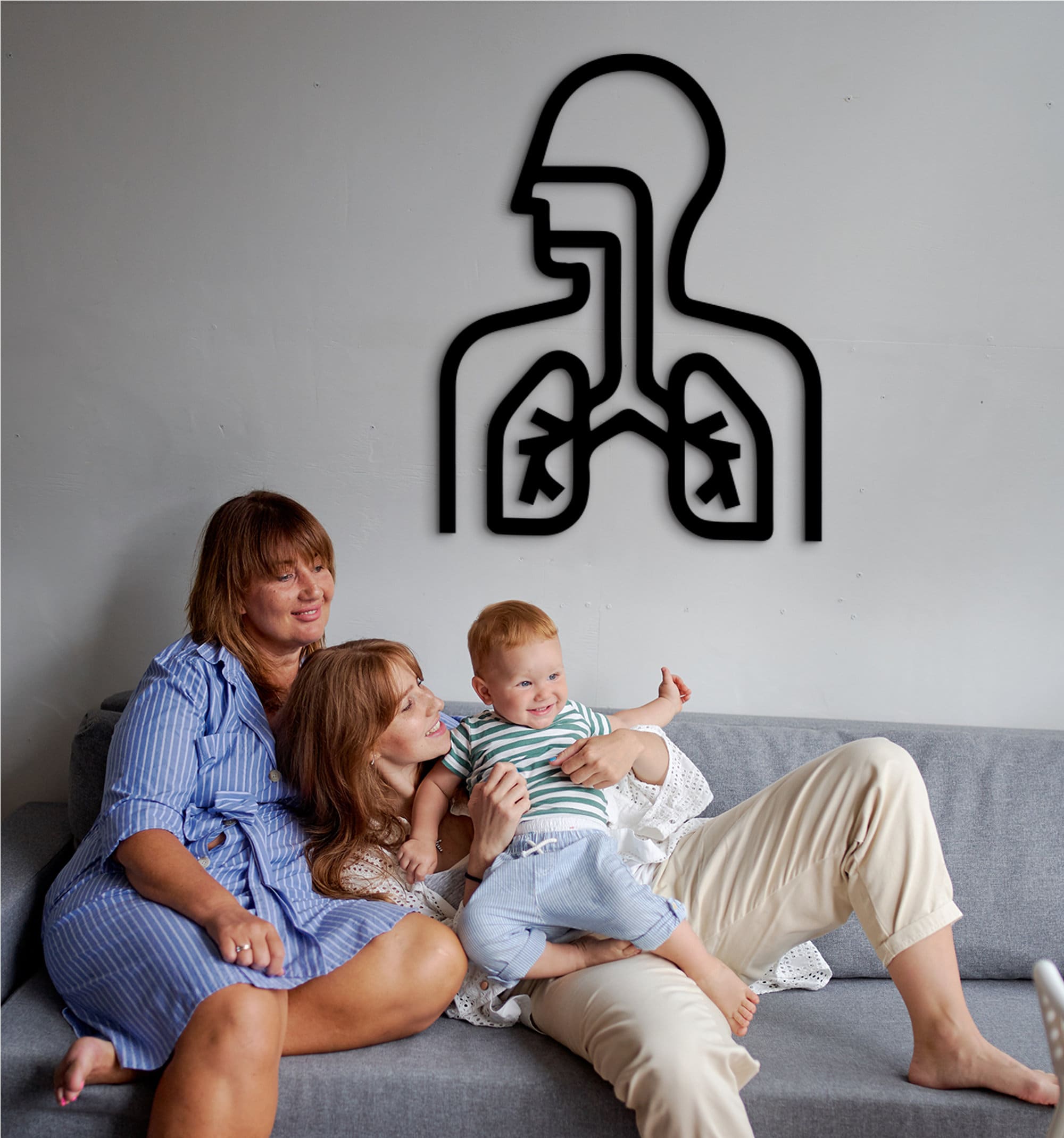 Pulmonology Art: 3D Shadow Lungs Wood Wall Decor
