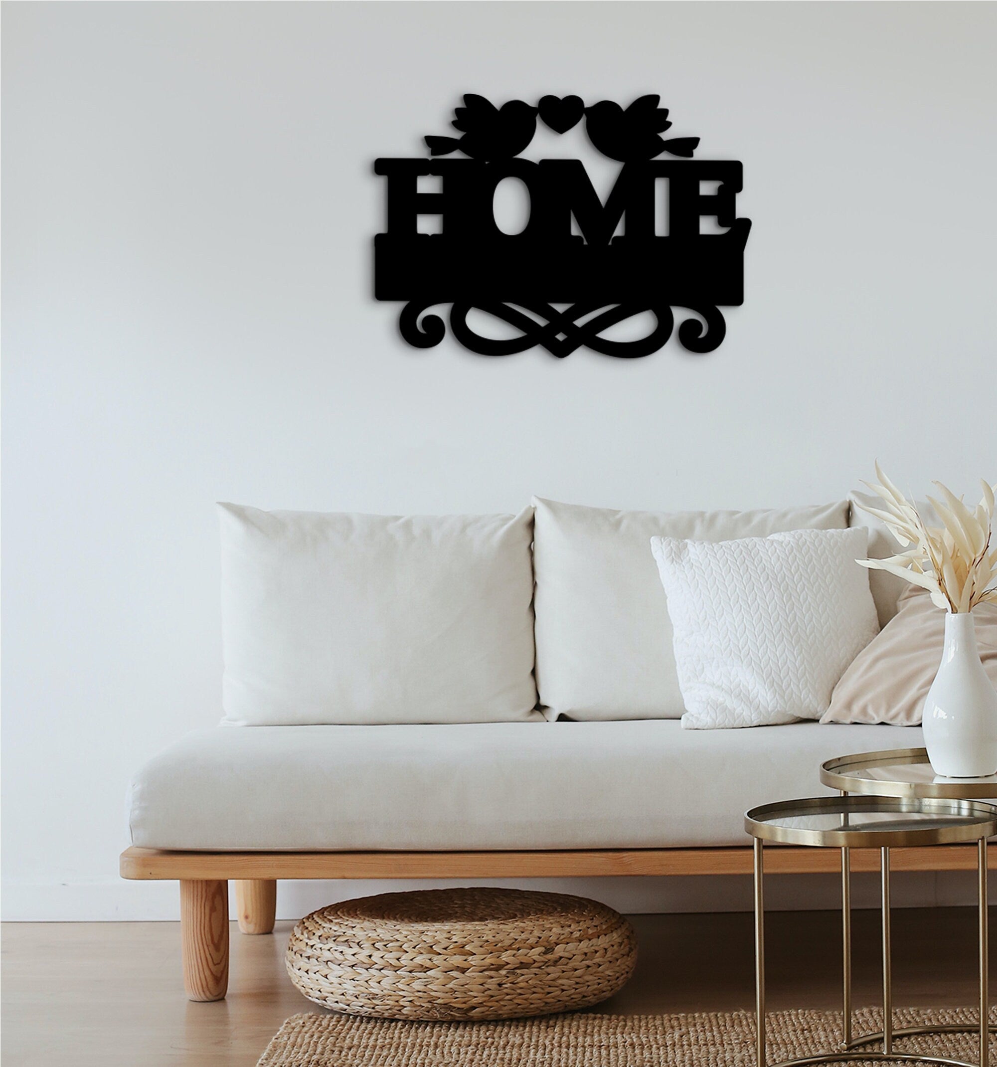 3D Home Decor Wall Art: Laser Cut Wood Sign