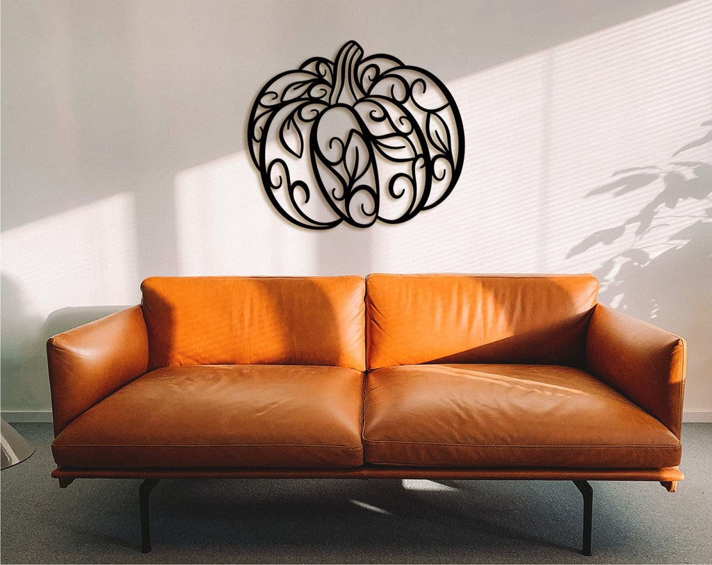 Thanksgiving Wood Pumpkin Decor: Fall Wall Art