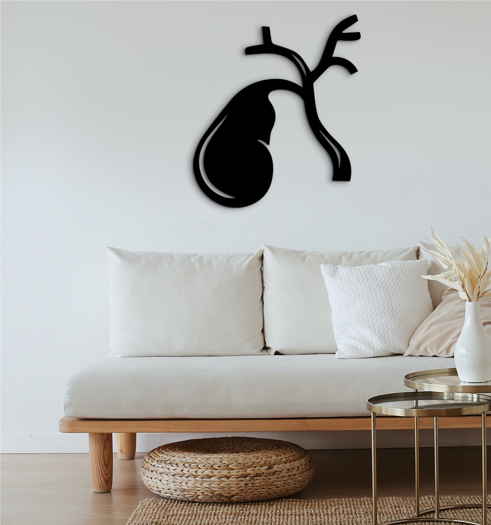 Gallbladder Wood Wall Art: Anatomy Decor, Science Gift