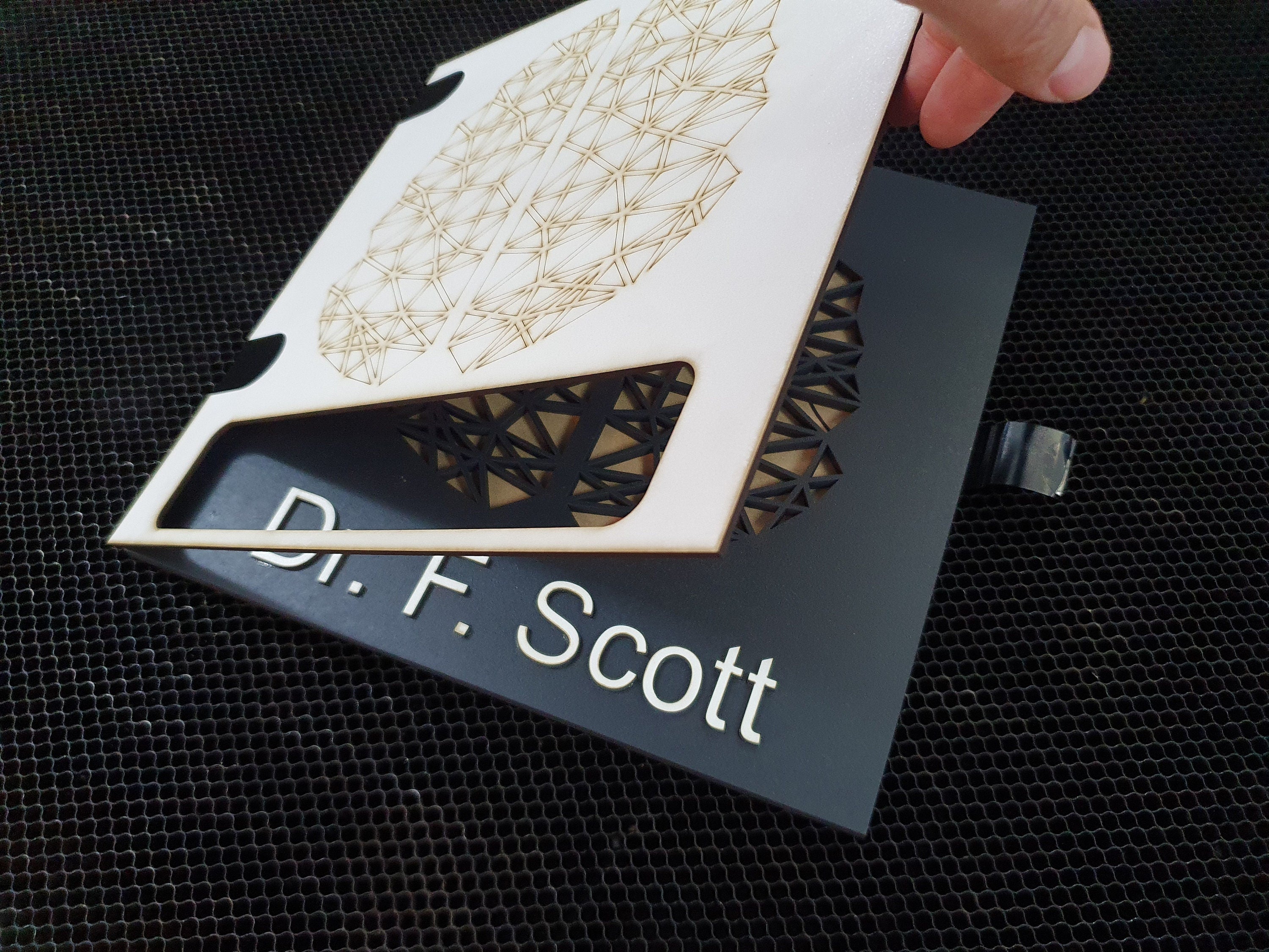 Laser Cut Wood Brain Art: Neurology Office Decor