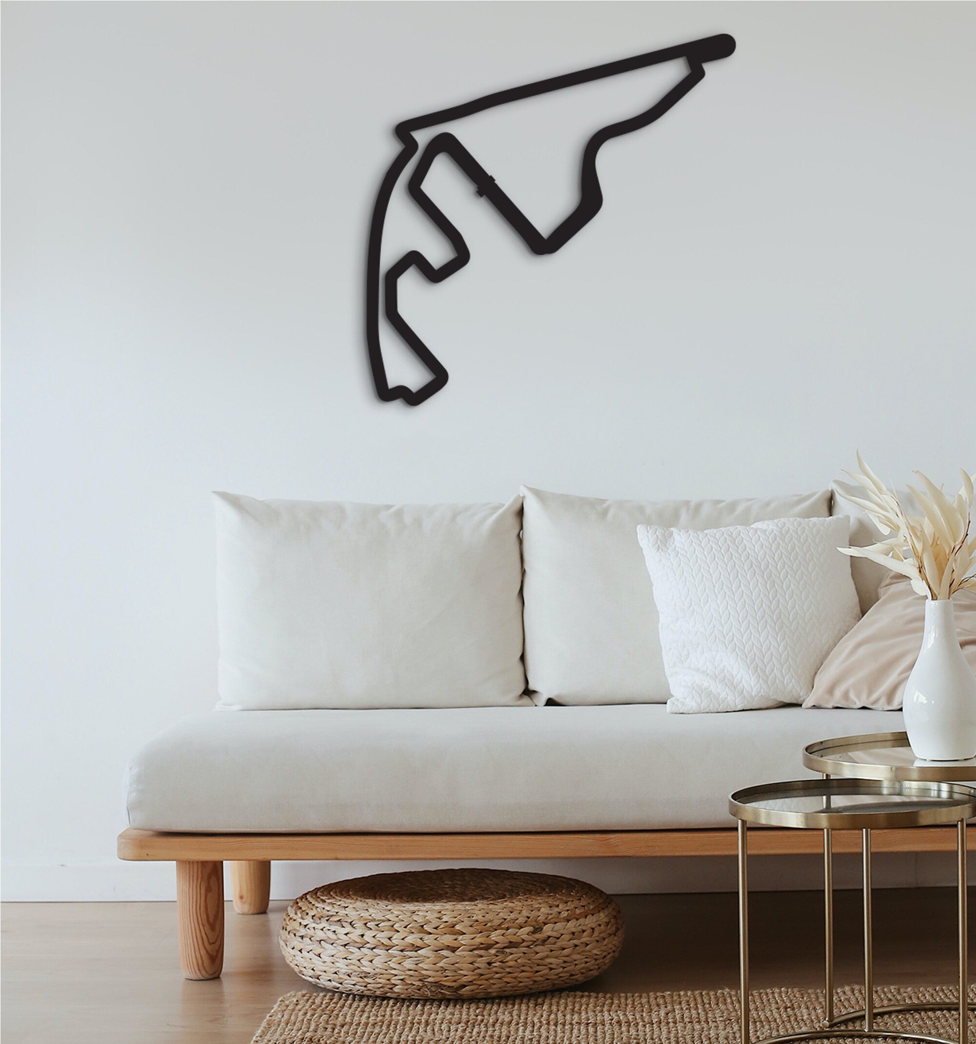 Yas Marina Circuit Wall Art: Formula 1 Race Track Sign