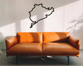 Nurburgring Race Track Wall Art, Motorsport Circuit, Wood Housewarming Gift