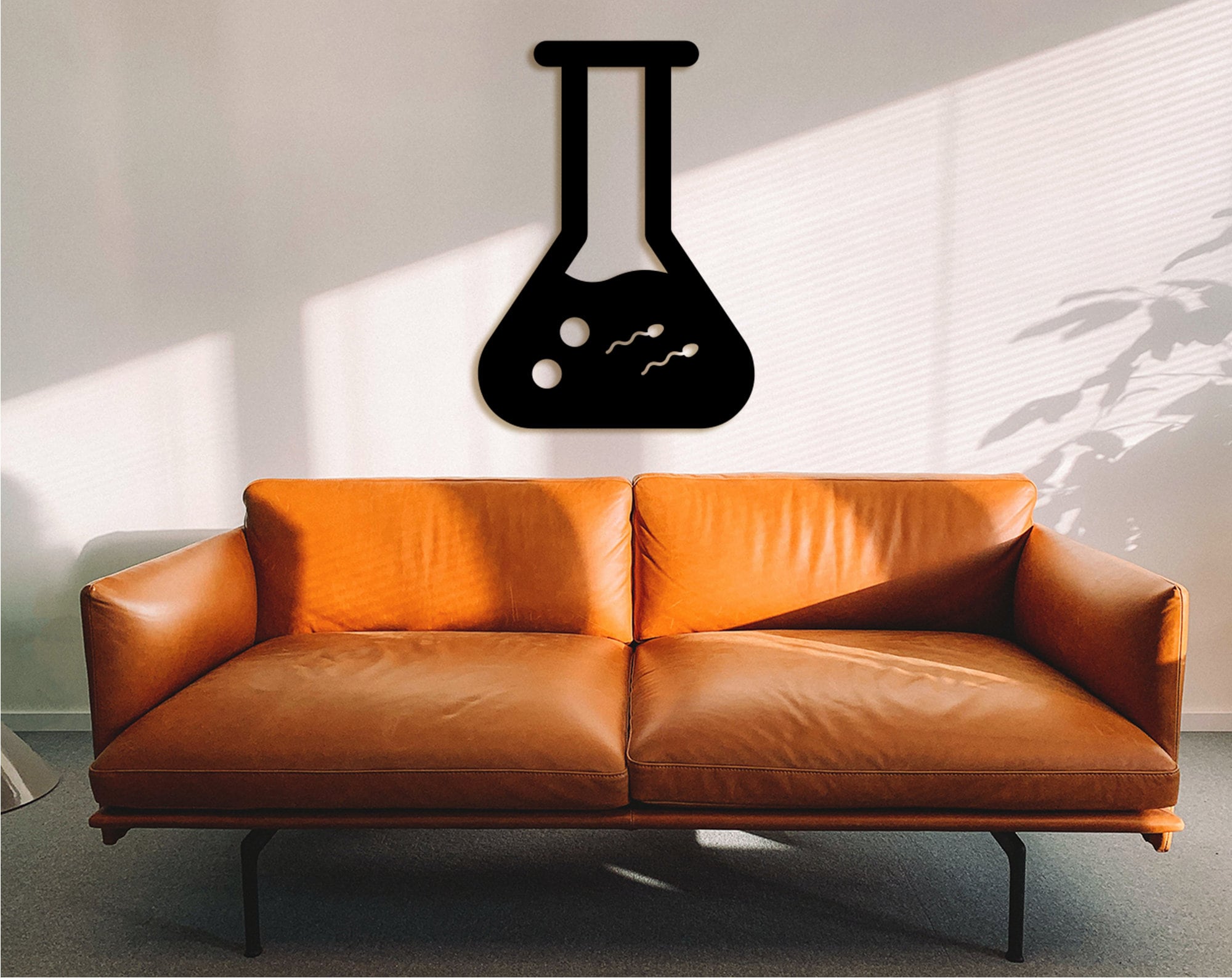 3D Test Tube Wall Art: Medical Lab Decor, Science Gift