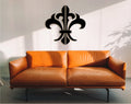 Fleur De Lis Wood Wall Art: Handcrafted Distressed Decor
