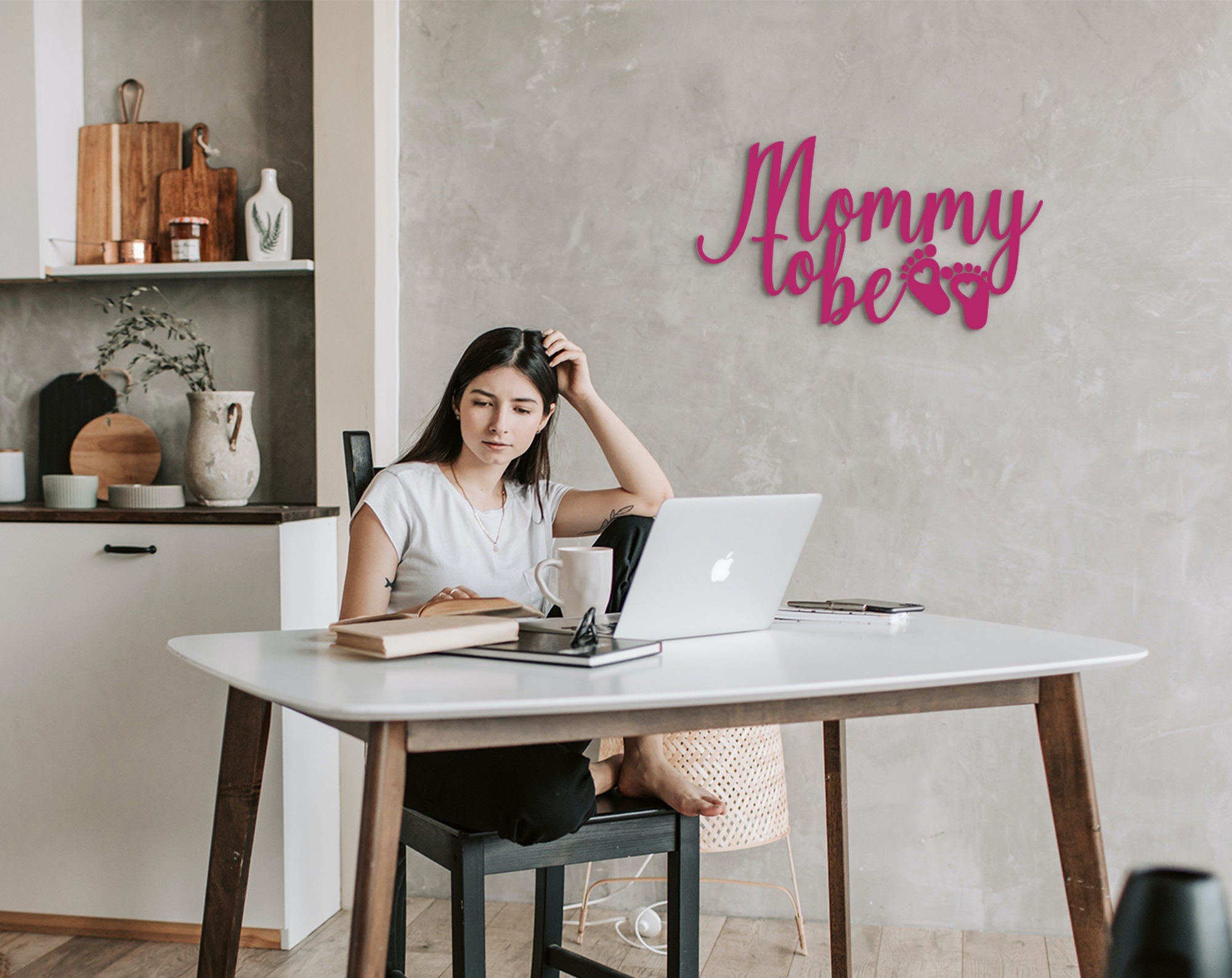 Mommy To Be Wood Wall Decor: Baby Room Gift