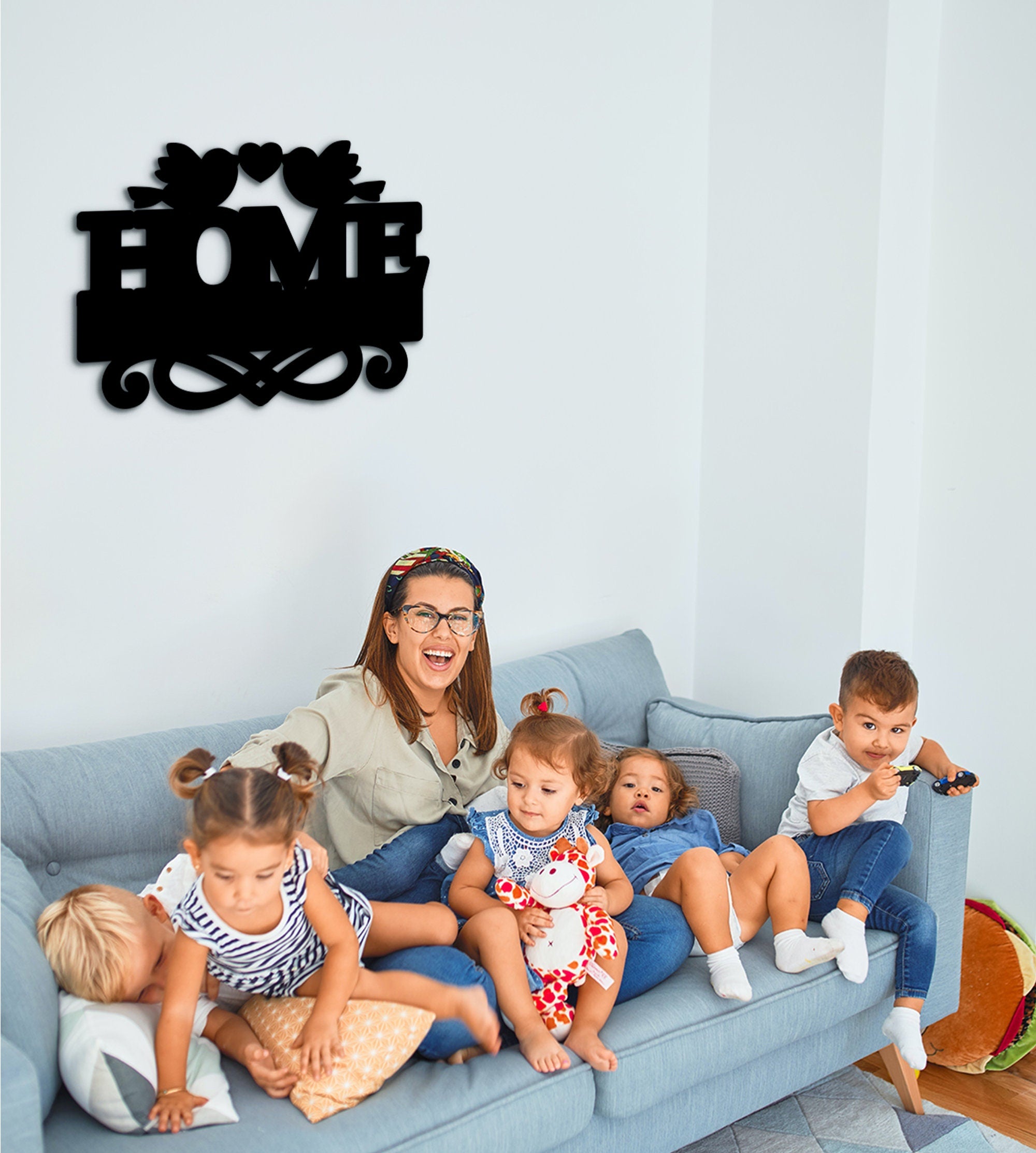 3D Home Decor Wall Art: Laser Cut Wood Sign
