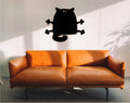 Geometric Grumpy Cat Wall Art: Laser Cut Wooden Decor