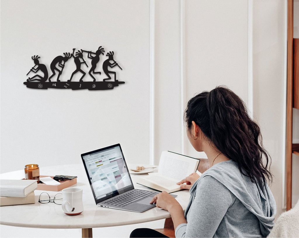 Kokopelli Decor Wall Art: Laser Cut Wood Sign