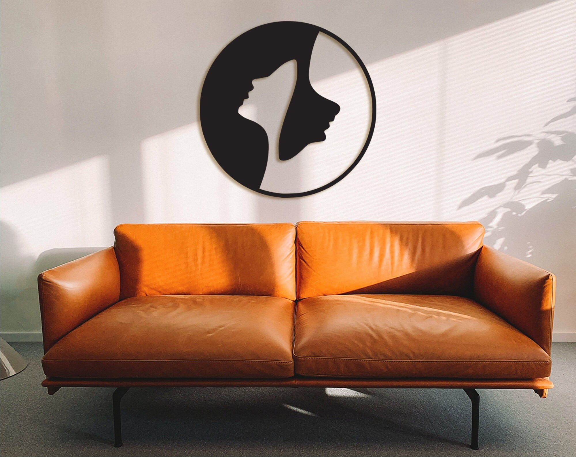 Ying Yang Wood Wall Art: 3D Shadow Decor