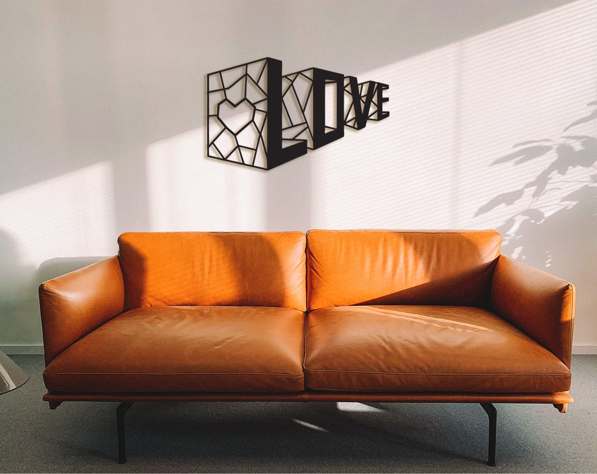 Love Wood Wall Art: 3D Shadow Home Decor