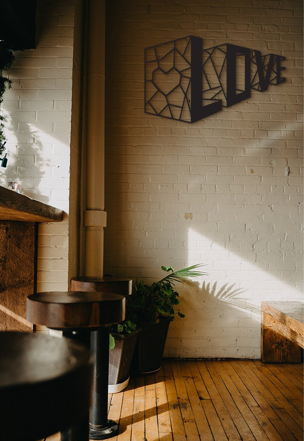 Love Wood Wall Art: 3D Shadow Home Decor