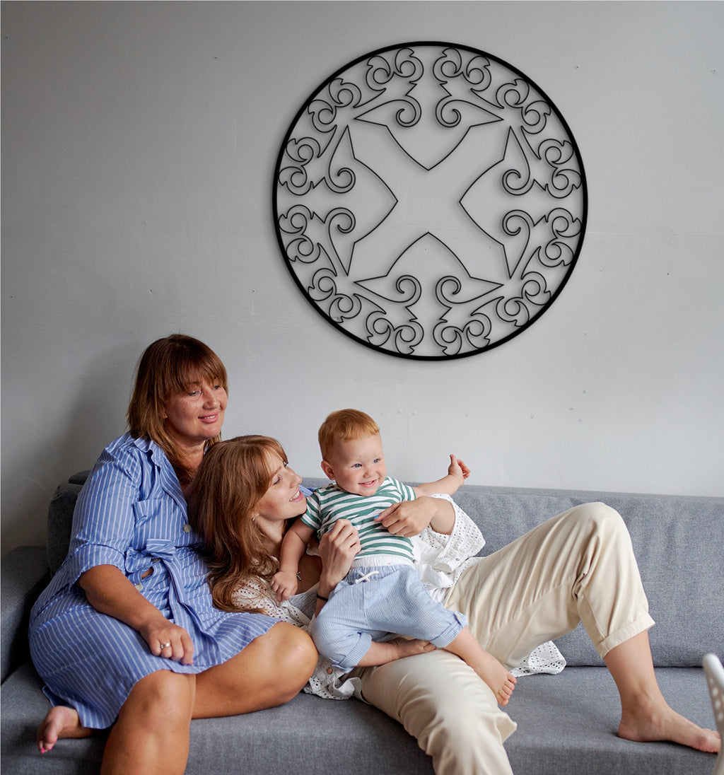 Laser Cut Wood Wall Art: Geometric Home Decor