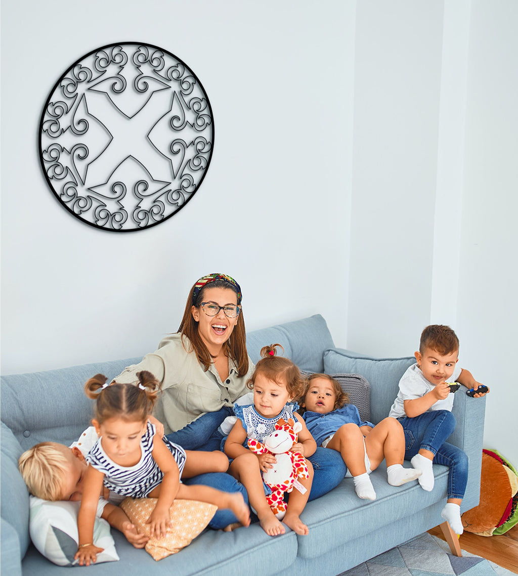 Laser Cut Wood Wall Art: Geometric Home Decor