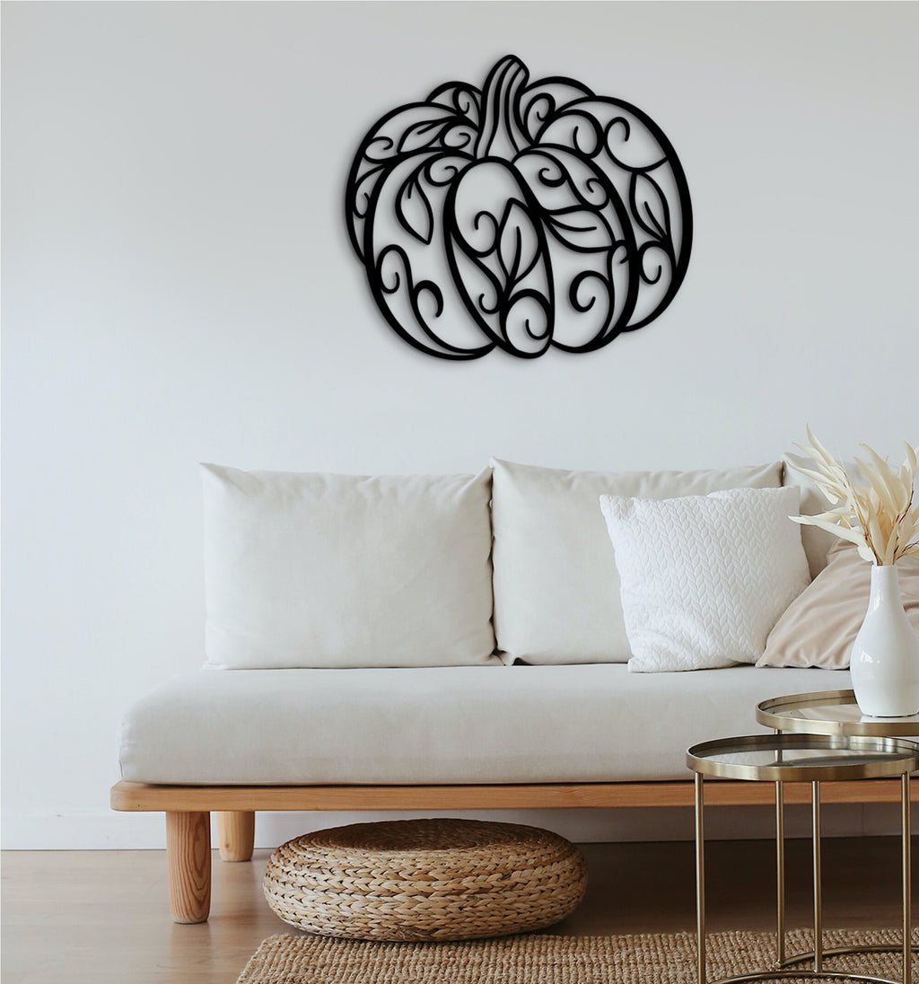 Thanksgiving Wood Pumpkin Decor: Fall Wall Art