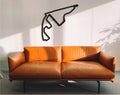 Yas Marina Circuit Wall Art: Formula 1 Race Track Sign