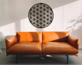 Flower of Life Wood Wall Art: Sacred Geometry Decor