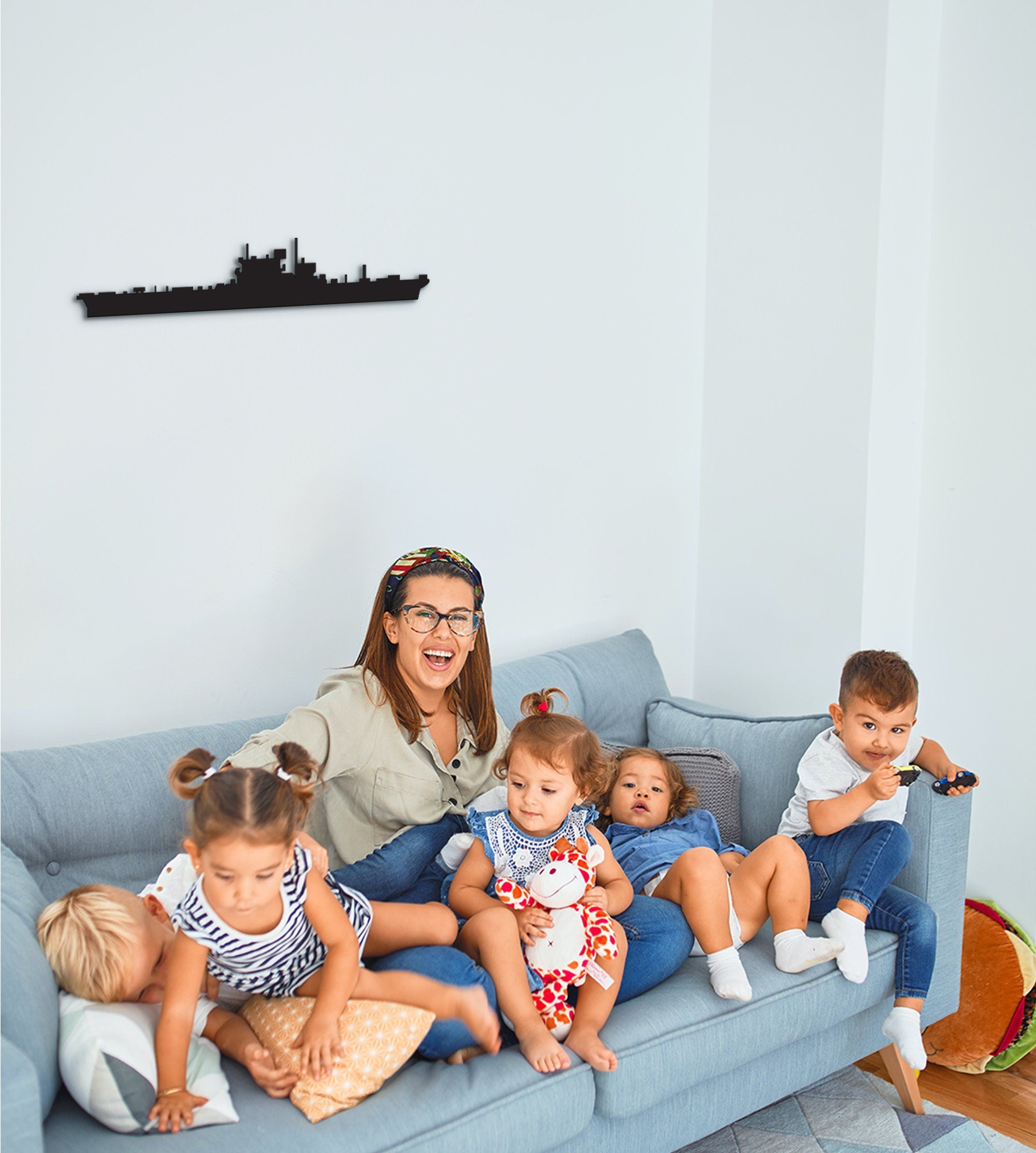 HMS Dreadnought Wood Wall Art: Marine Veteran Gift