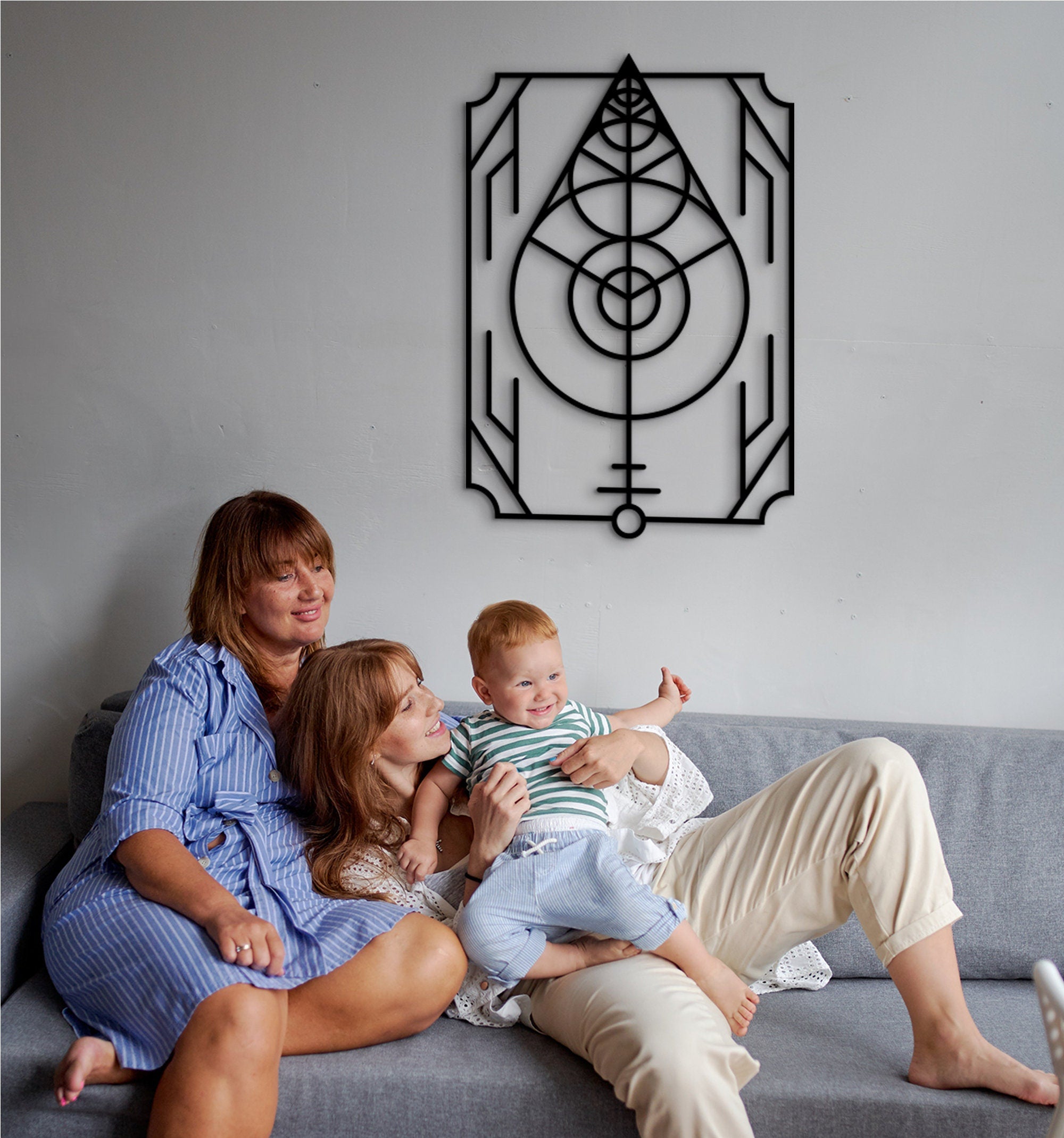 Geometric Leaf Wooden Wall Decor: Modern Art Hanging