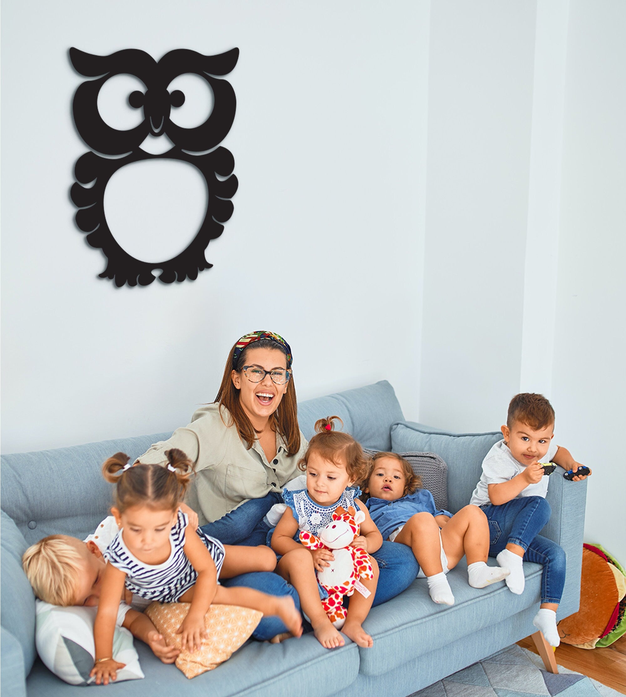 Pretty Owl Art: Laser Cut Wood Wall Decor