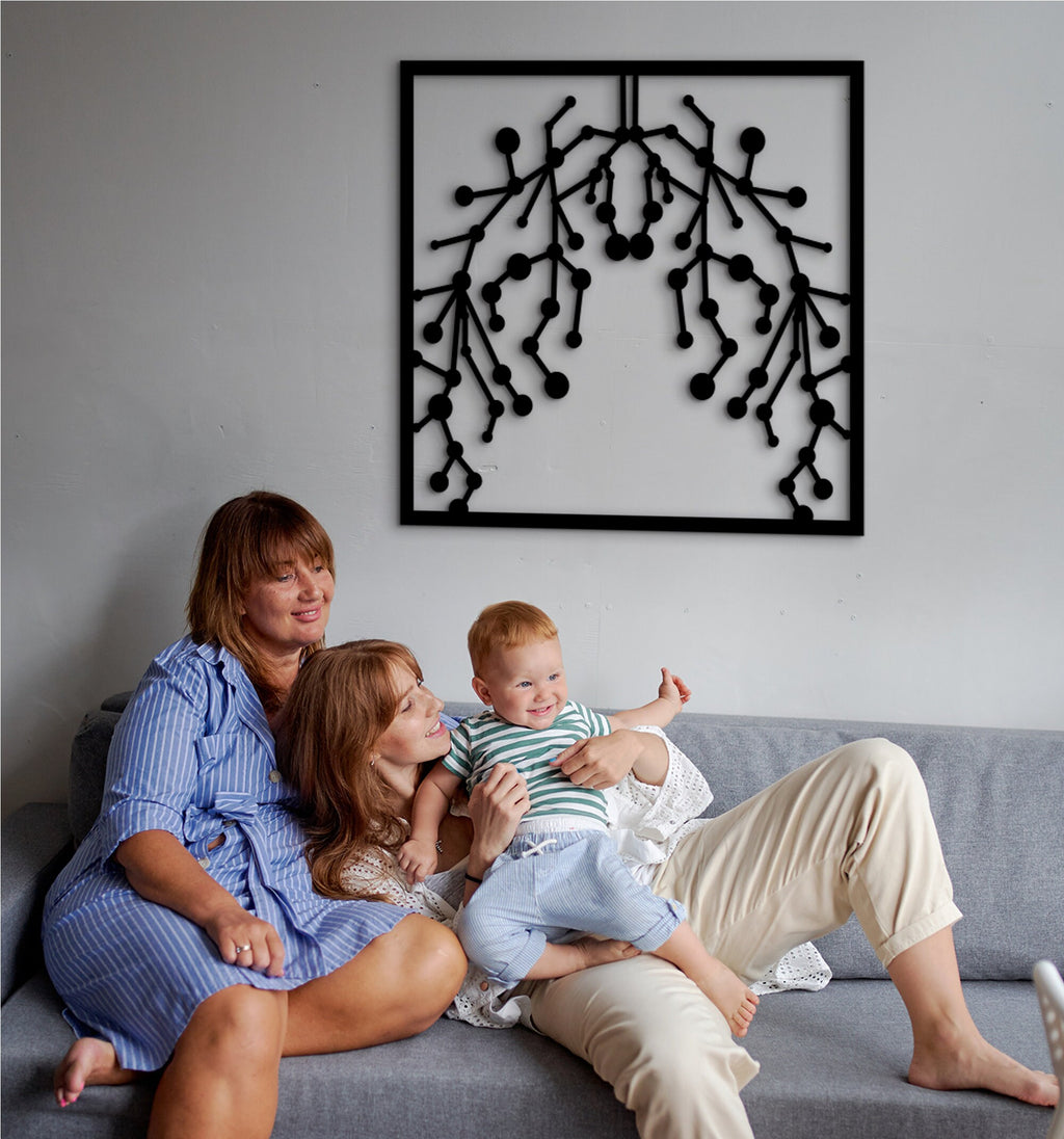 3D Lungs Wall Art: Medical Office Decor, Healthcare Gift