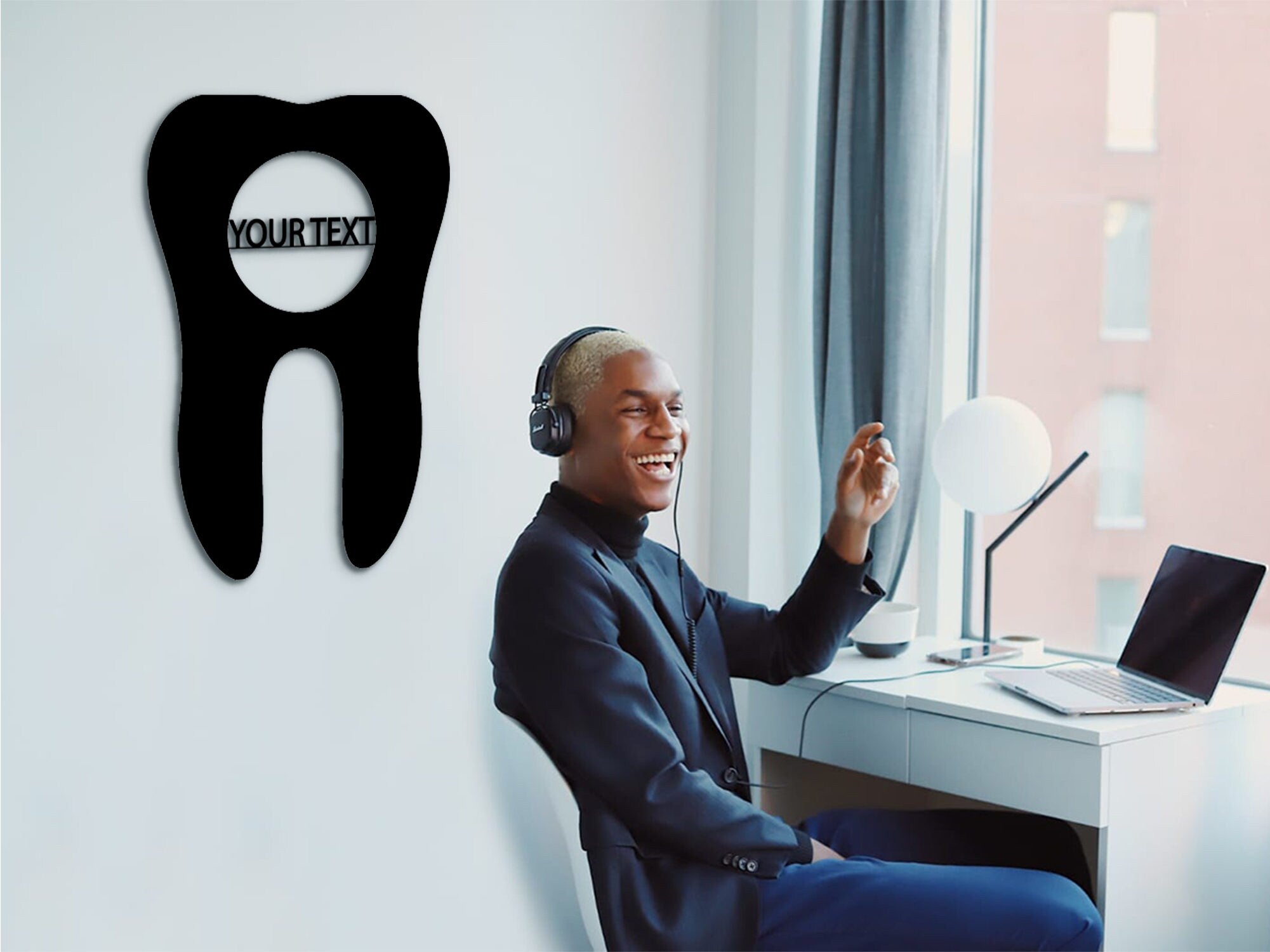 Dentist Office Decor: Wooden Tooth Wall Art, Medical Gift
