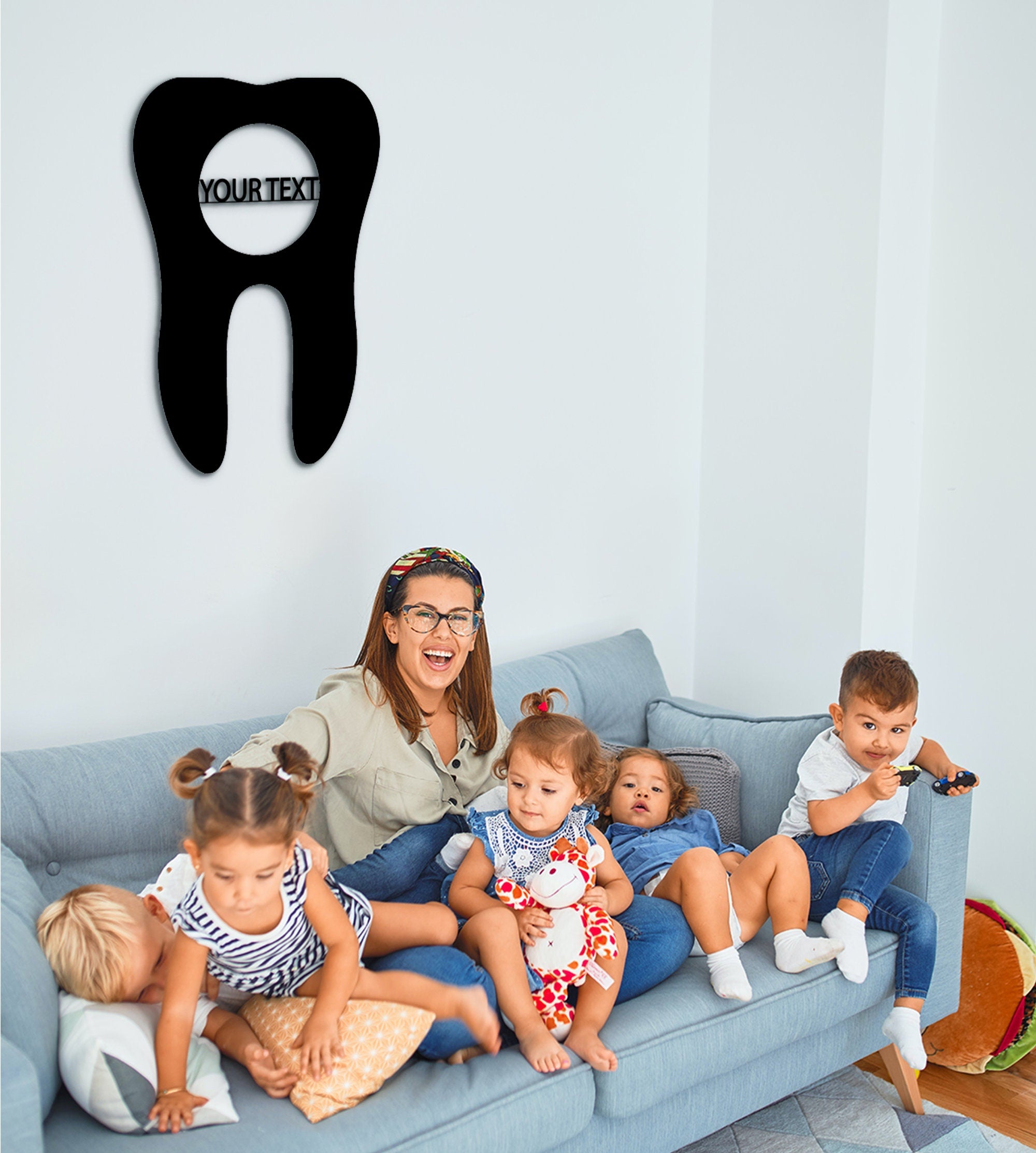 Dentist Office Decor: Wooden Tooth Wall Art, Medical Gift