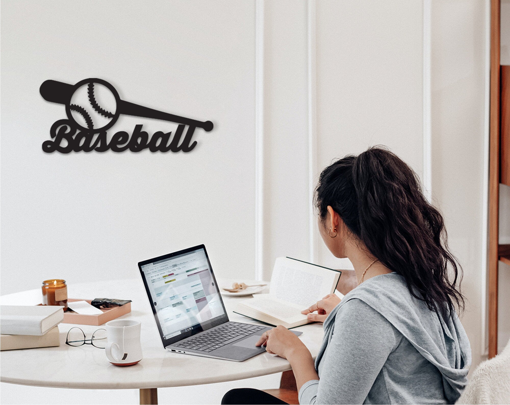 Baseball Wooden Wall Decor: Sports Gifts for Kids