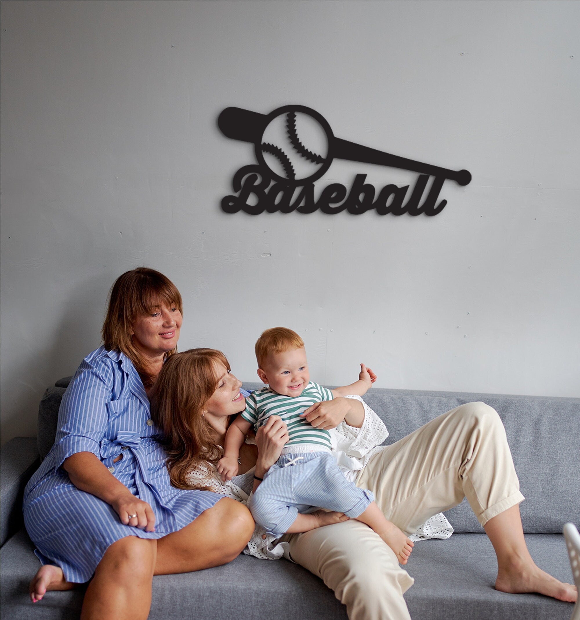 Baseball Wooden Wall Decor: Sports Gifts for Kids