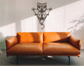 Egyptian Cat Wall Art: Geometric Wood Decor