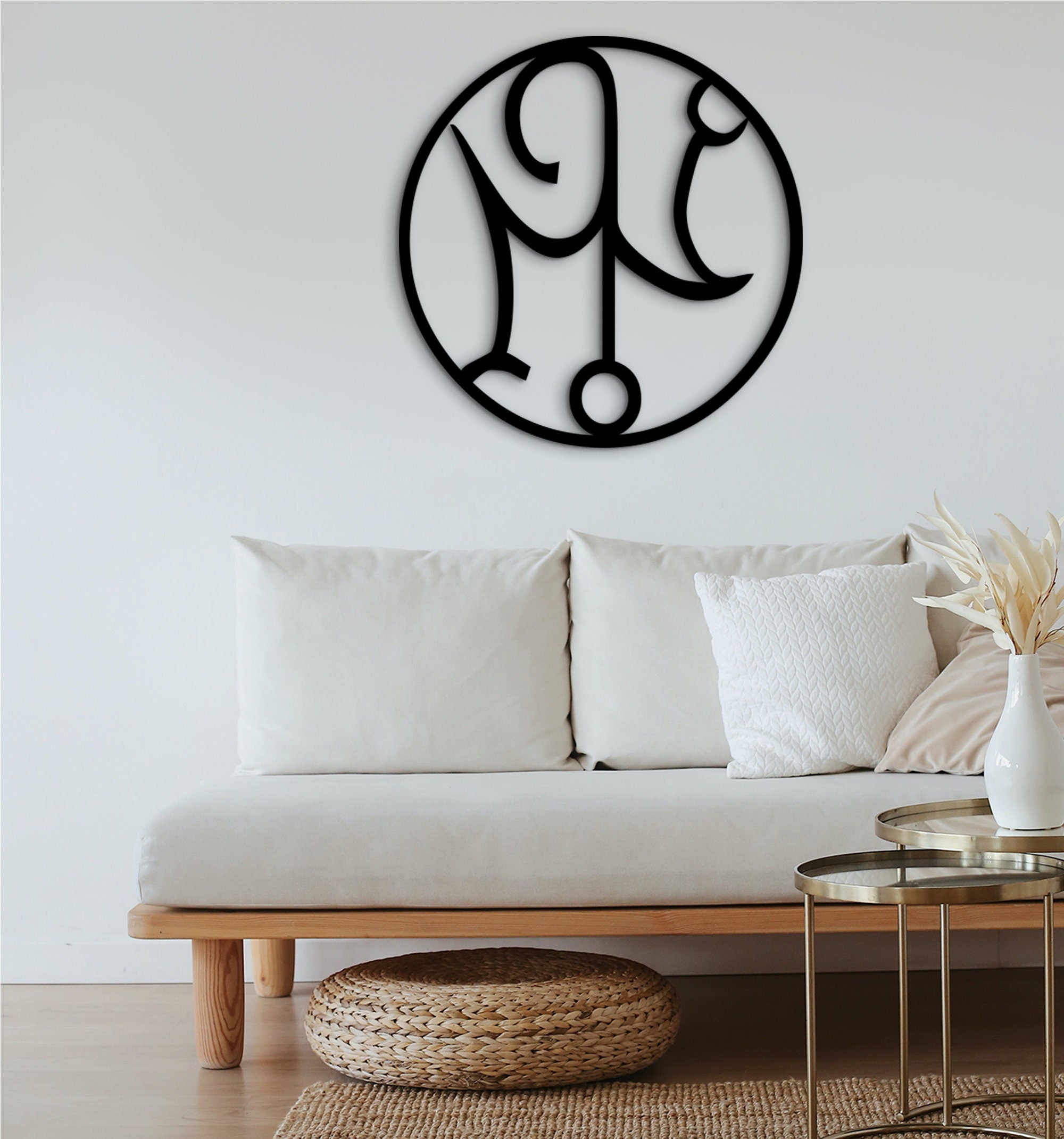 Goeția Decor: Marquise Andras Symbol, Egyptian Wall Art