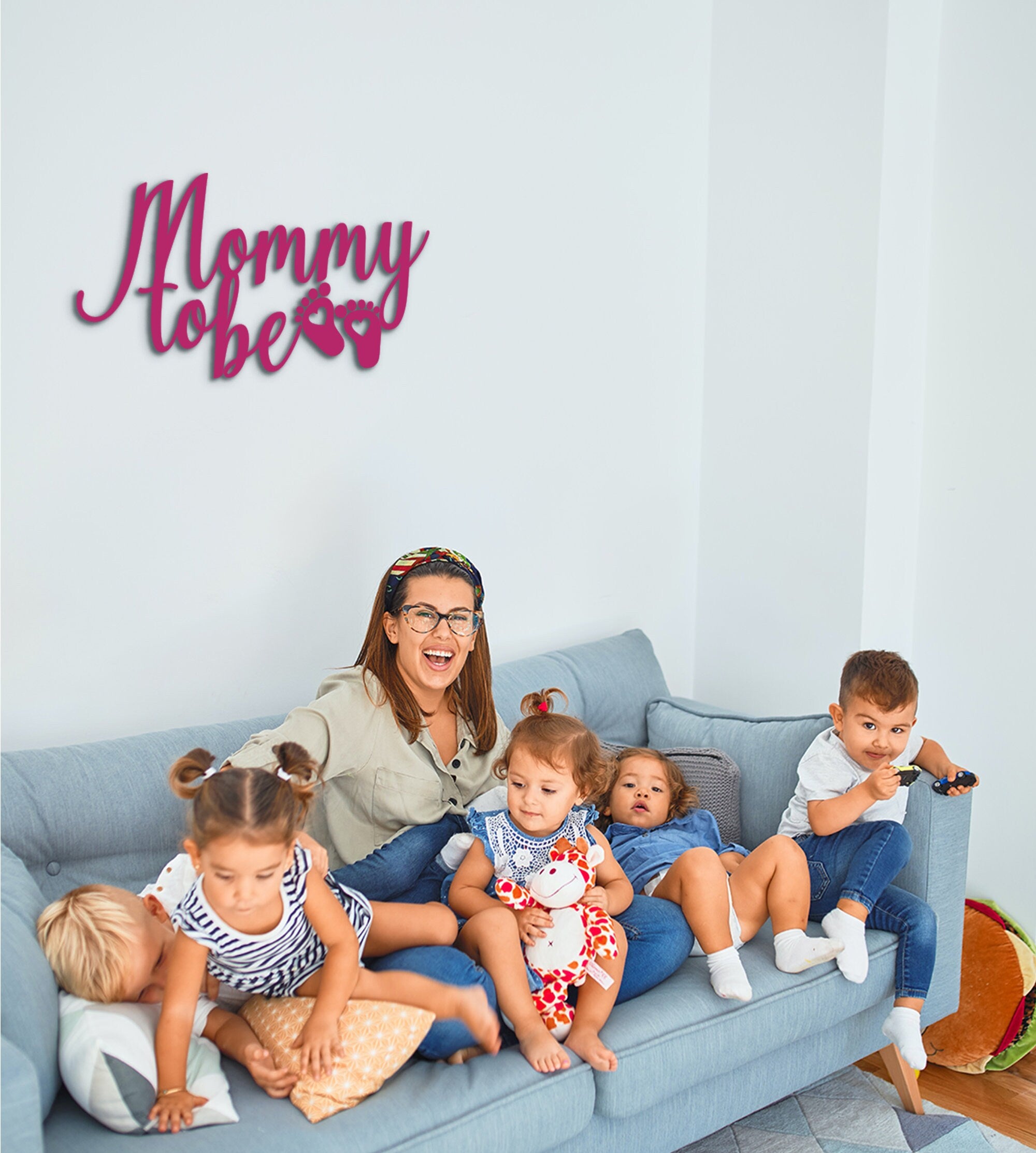 Mommy To Be Wood Wall Decor: Baby Room Gift