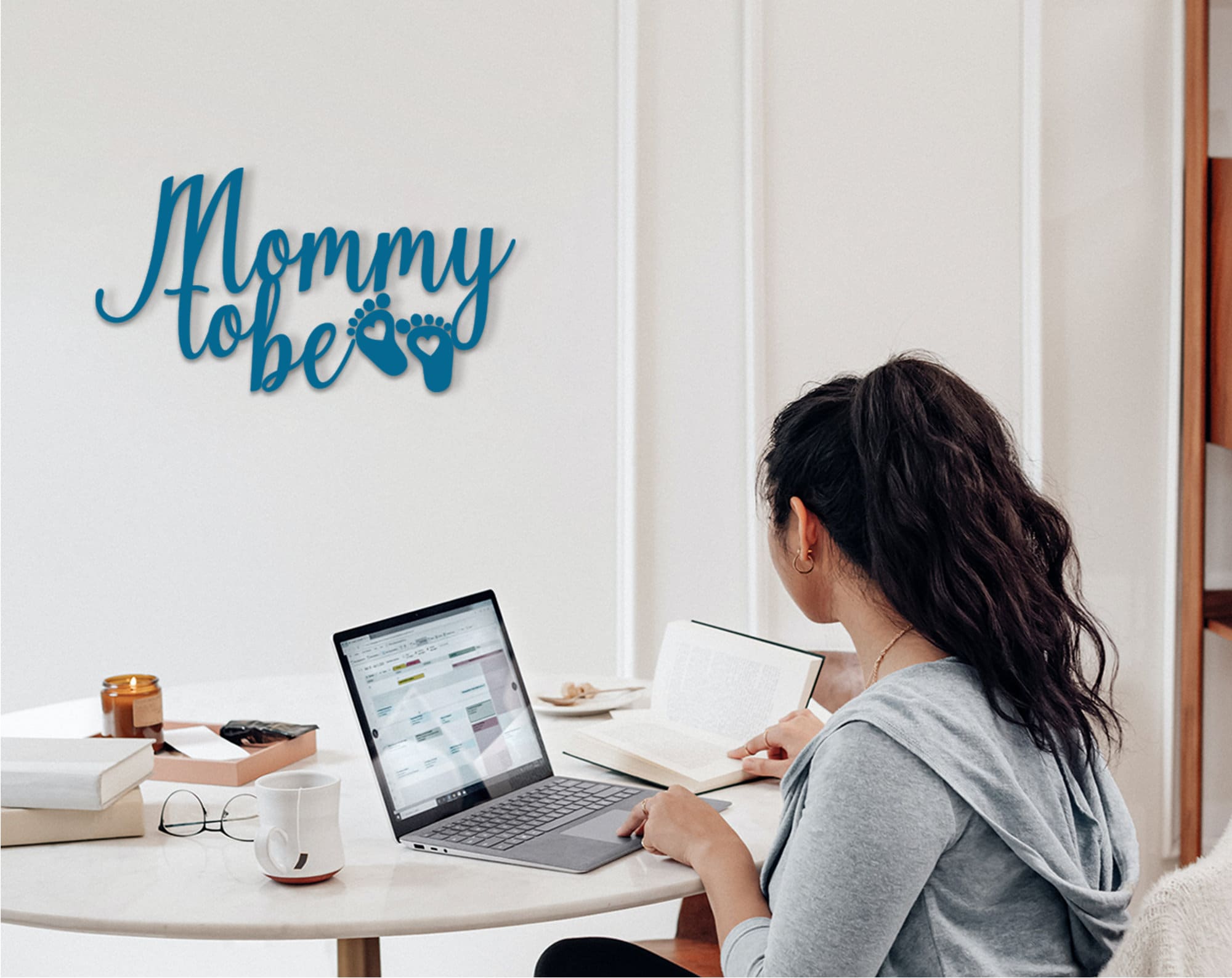 Mommy To Be Wood Wall Decor: Baby Room Gift