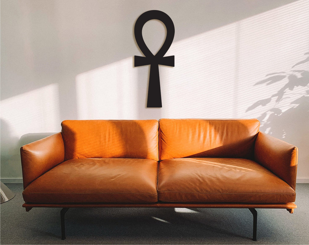 Ankh Wall Decor: Egyptian Wood Art, Archeology Gift