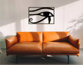 Wood Eye of Horus Wall Decor: Egyptian Symbol Art