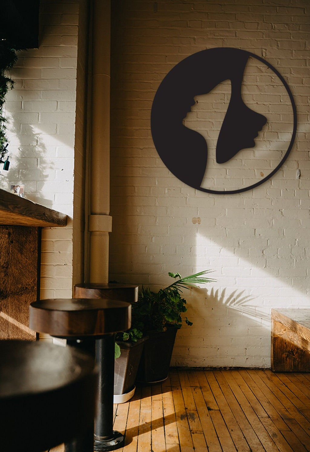 Ying Yang Wood Wall Art: 3D Shadow Decor