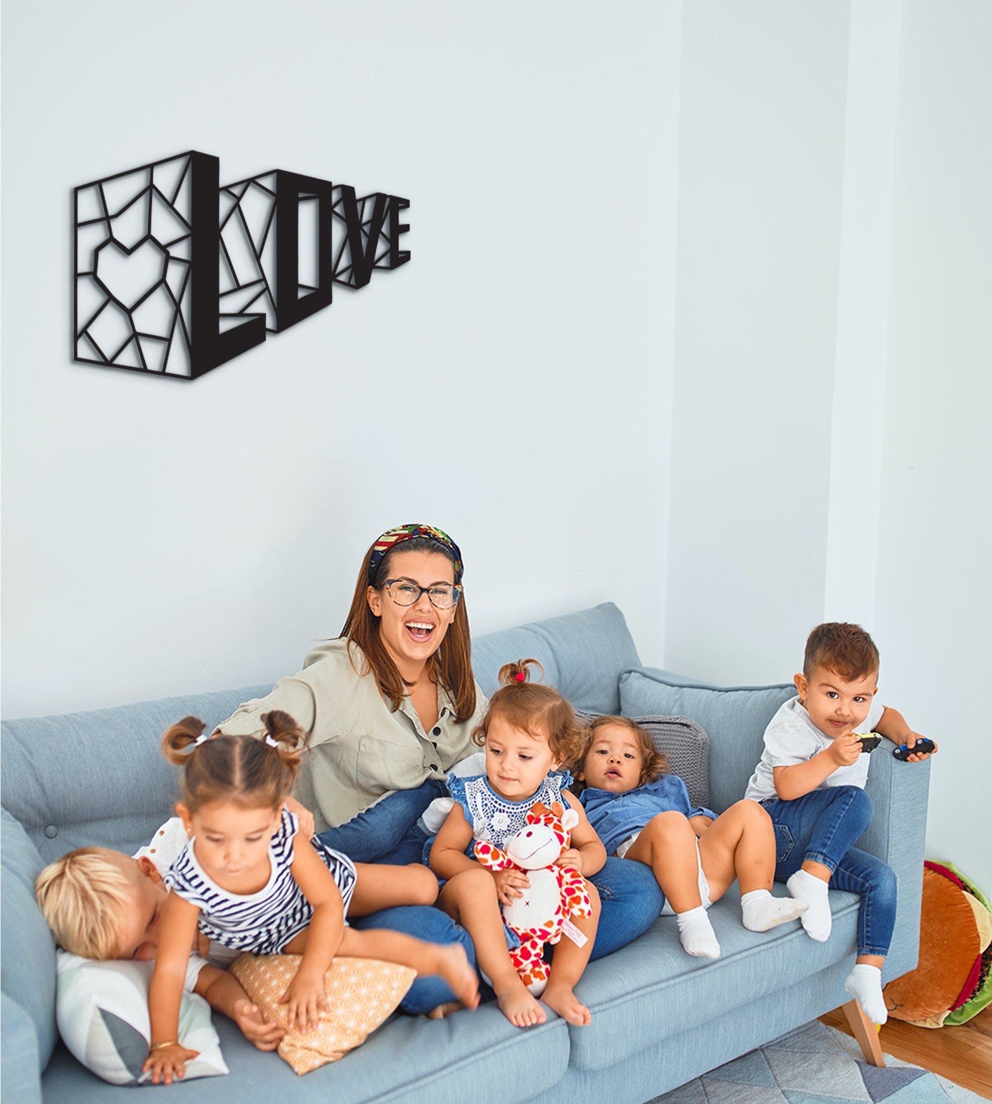 Love Wood Wall Art: 3D Shadow Home Decor