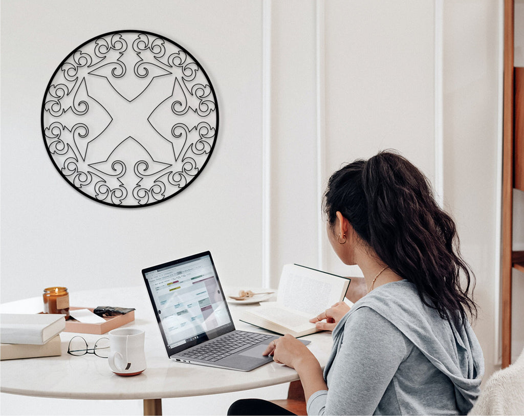 Laser Cut Wood Wall Art: Geometric Home Decor