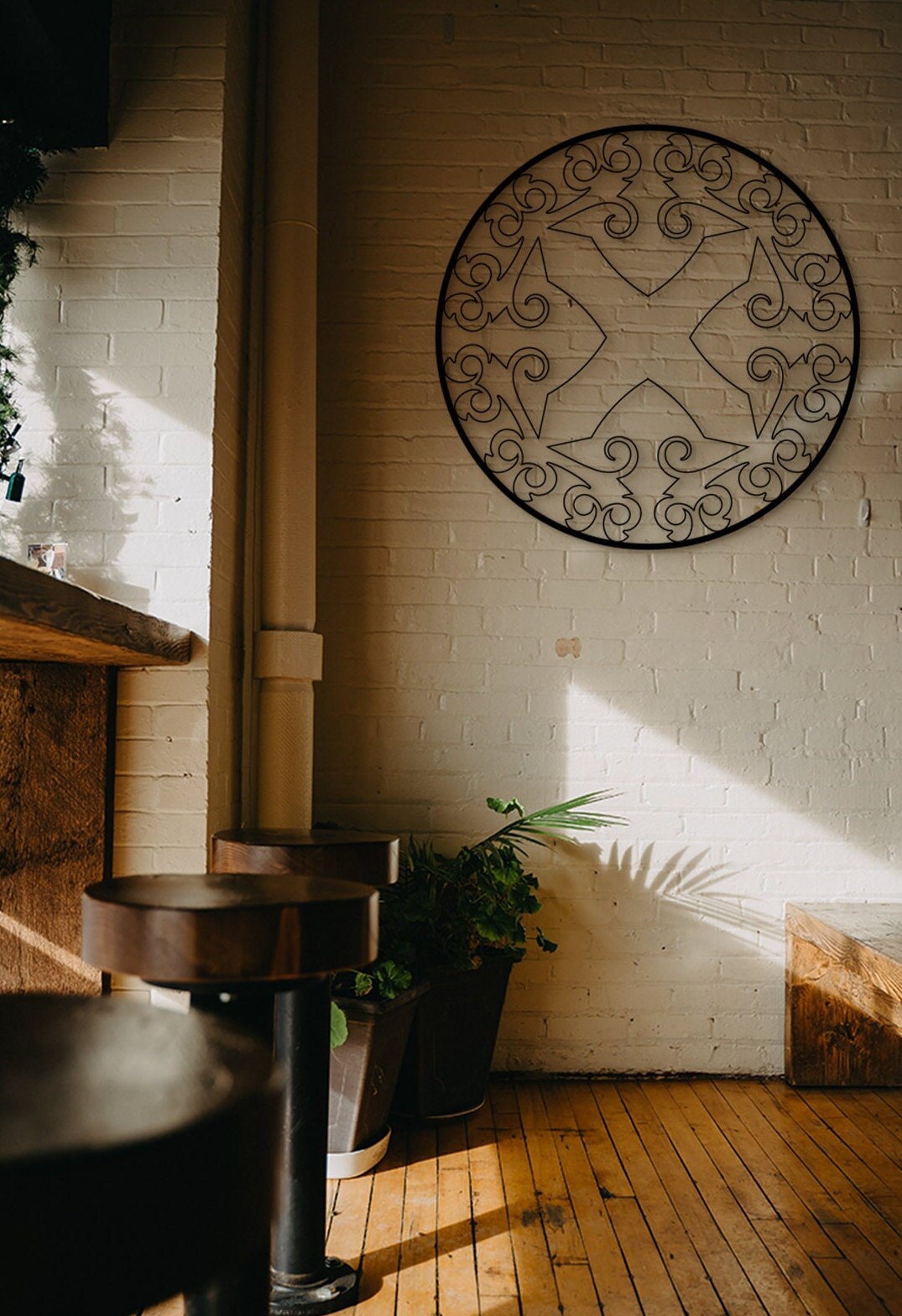 Laser Cut Wood Wall Art: Geometric Home Decor