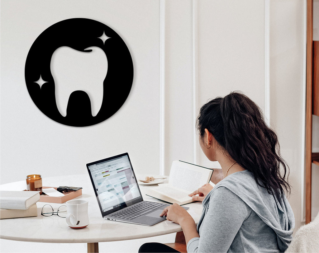 Custom Wood Dentist Sign: Dental Office Decor