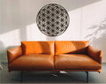 Flower of Life Wood Wall Art: Sacred Geometry Decor